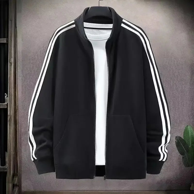 Conjunto deportivo para pareja, de manga larga y cuello alto, para correr, primavera y otoño, corte ajustado, versátil, popular, para correr por la mañana, dos piezas