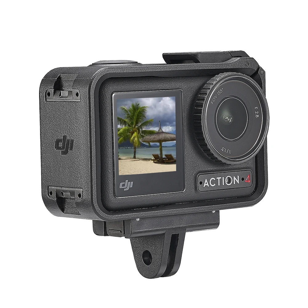 Adaptador de horquilla magnética para cámara DJI OSMO Action 4 3 5 Pro, adaptador de liberación rápida, base de montaje de extensión, accesorios