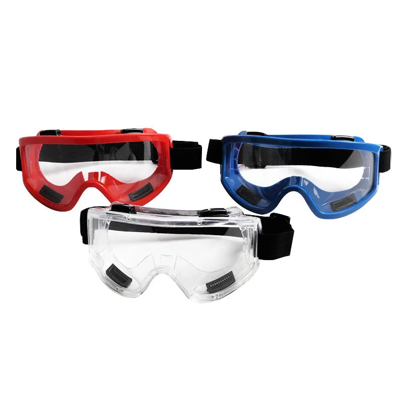 Nuevas gafas de seguridad antisalpicaduras, resistentes a impactos, a prueba de viento y antipolvo, con visión amplia para el trabajo, bricolaje y seguridad diaria.