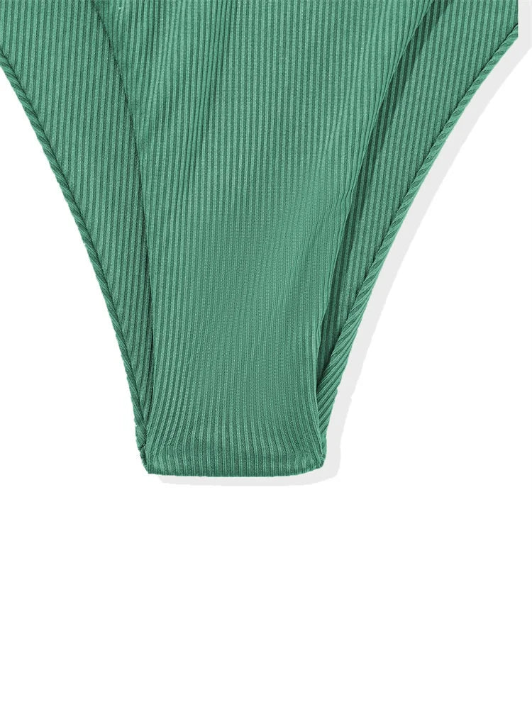 Nuevos bikinis sólidos sexis para mujer, trajes de baño push up para mujer, trajes de baño para nadar, conjunto de bikini brasileño para niña, ropa de playa para bañador