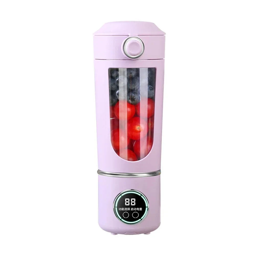 Licuadora eléctrica de acero inoxidable de 700 ml, licuadora de 12 hojas, resistente, sin BPA, para batidos, hielo, frutas y frutos secos.