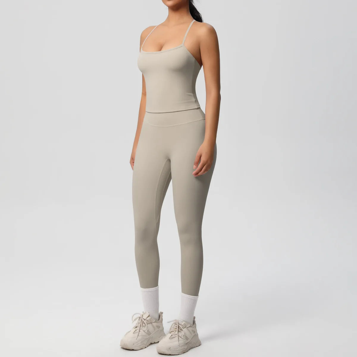 Conjunto de Ropa de Yoga para Mujer, Traje Deportivo, Ropa de Entrenamiento, Chaleco Deportivo sin Mangas, Conjunto de Gimnasio, Mono de Entrenamiento, Ropa Interior Deportiva, Ropa Deportiva