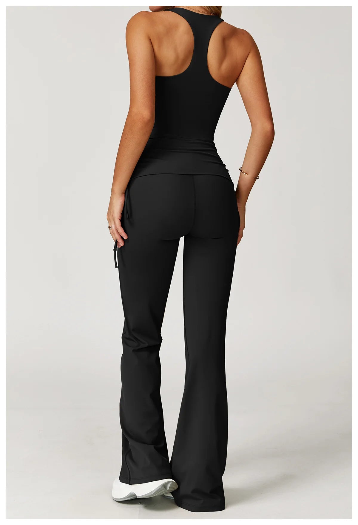 Conjunto de chándal de yoga para mujer, 2 piezas, ropa deportiva para entrenamiento, fitness, gimnasio, leggings de cintura alta, sujetador deportivo, ropa deportiva