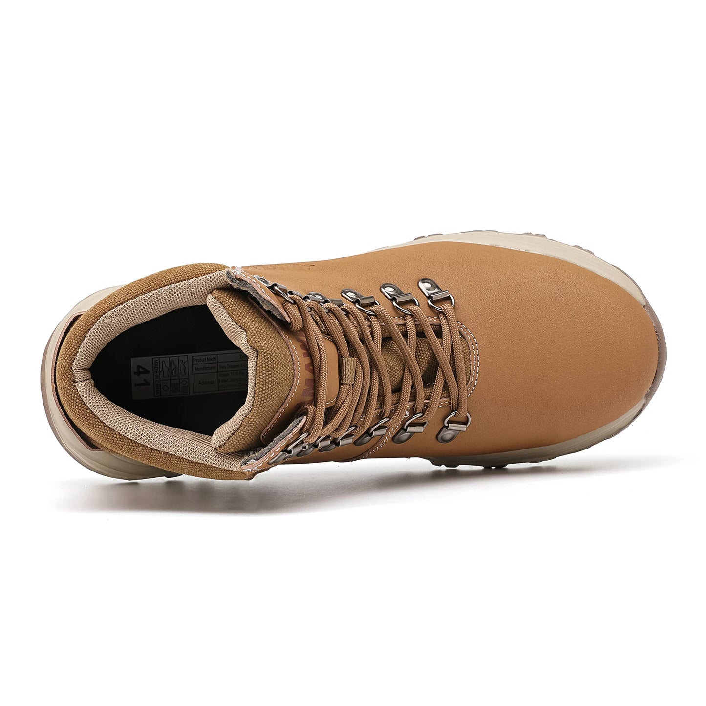 Anti-Smash Steel Toe Work Boots Mens Protection Shoes Breathable Non-Slip Anti-Puncture Construction Work Shoes Hiking Boots