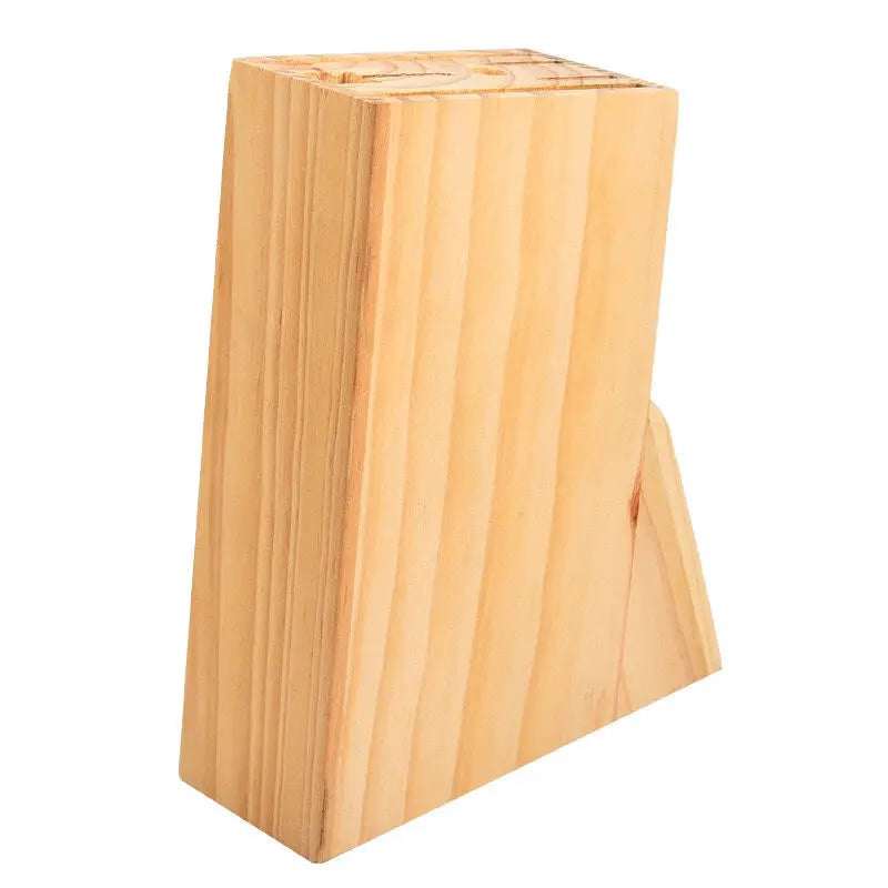 Soporte para cuchillos de cocina con múltiples enchufes, soporte de madera para cuchillos, estante de almacenamiento para artículos del hogar, estante de almacenamiento para cuchillos de cocina en el piso