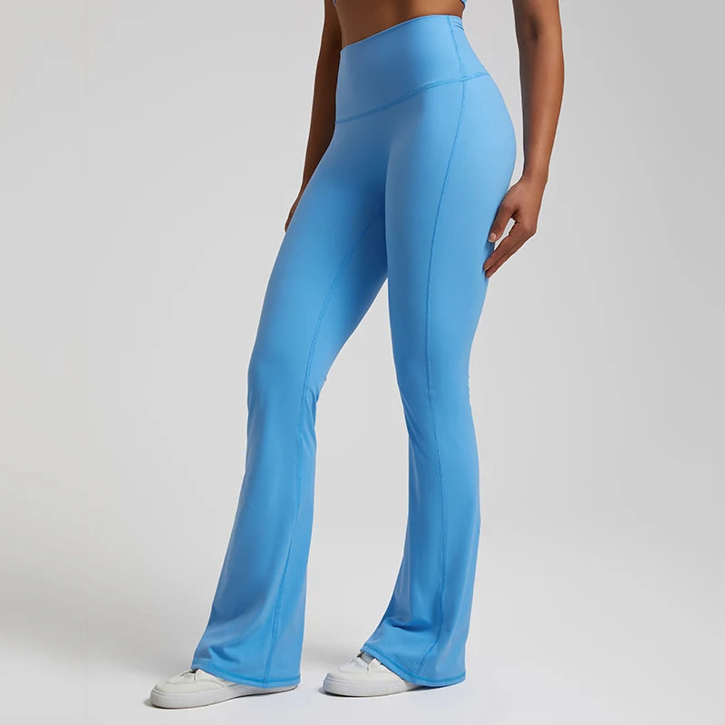 Buttery Soft High Waist Flare Leggings No Front Seam Workout Yoga Flared Pants Full Length Gym Sport Leggings Women Tights