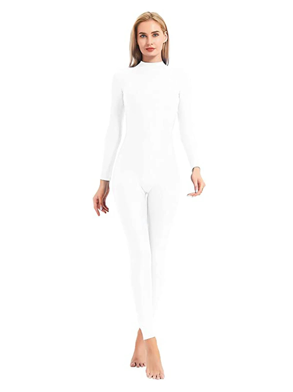 Mono de cuello alto unisex, leotardo de cuerpo entero, mono de yoga de manga larga para mujer, mono de gato, ropa deportiva diaria, trajes de cosplay