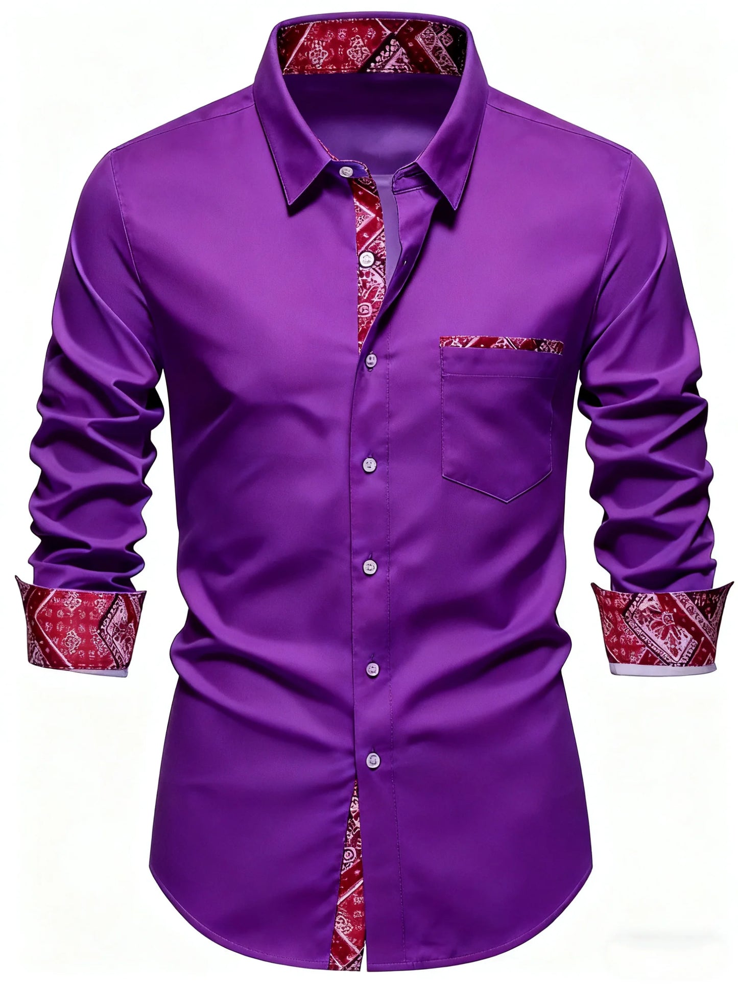 10 colors men's long sleeves, business trip, simple and stylish design, regular shirt, XS-6XL size, fast delivery