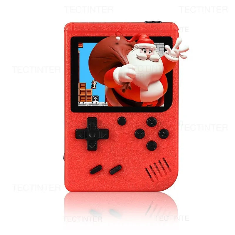 Miniconsola de videojuegos de 8 bits con 500 juegos integrados, consola portátil retro, reproductor de juegos portátil, salida AV para regalo de niños, Game Boy