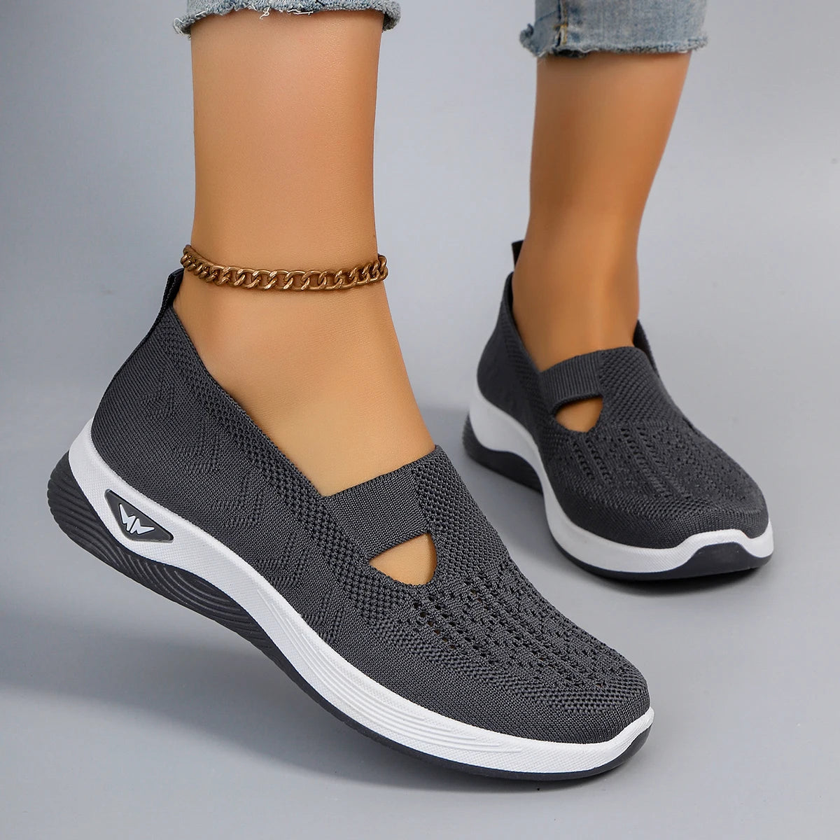 Zapatillas deportivas de primavera para mujer, modernas, transpirables, ligeras, antideslizantes, resistentes al desgaste, informales, planas.