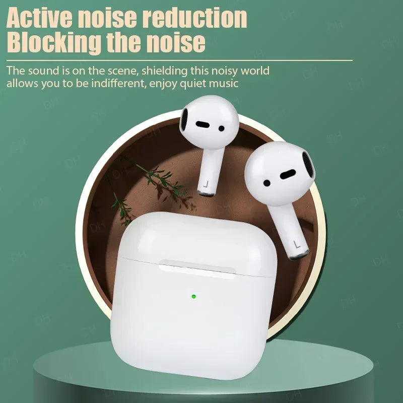 Auriculares inalámbricos Bluetooth TWS Pro4, miniauriculares deportivos para música, para iPhone, Xiaomi, Huawei y Redmi.