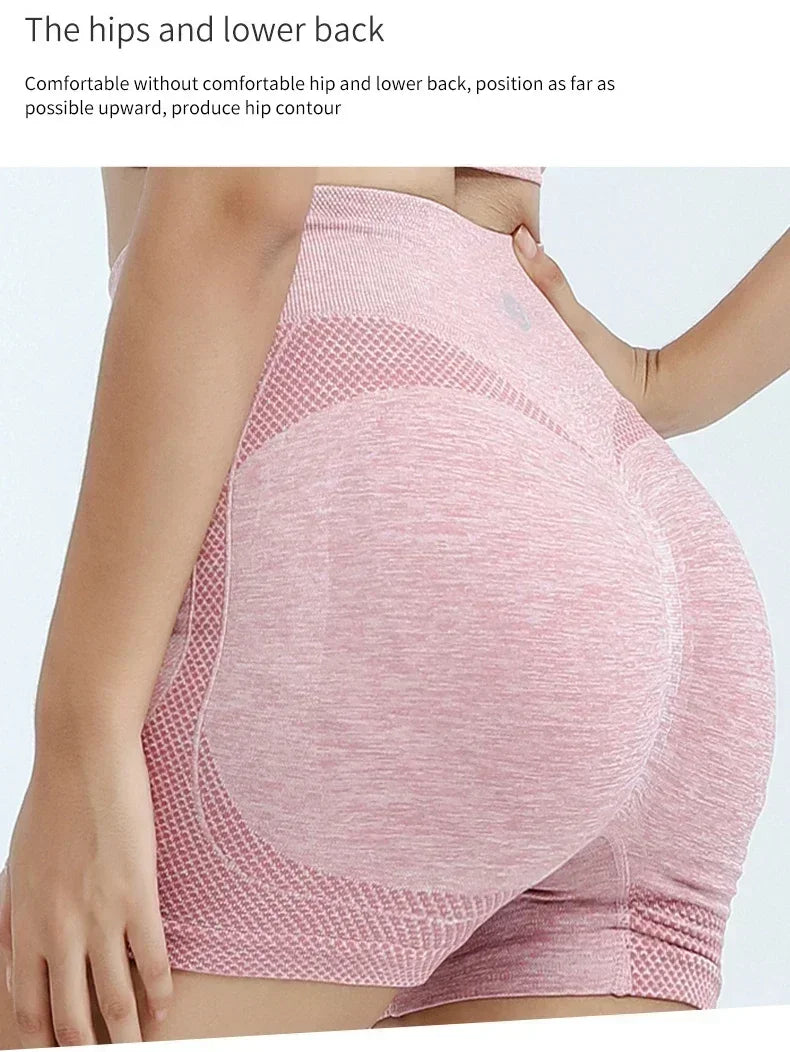 Conjunto de yoga, pantalones cortos de gimnasio, sujetadores deportivos para mujer, tops de entrenamiento para mujer, ropa de yoga, leggings de fitness, conjunto de gimnasio, conjuntos de yoga sin costuras
