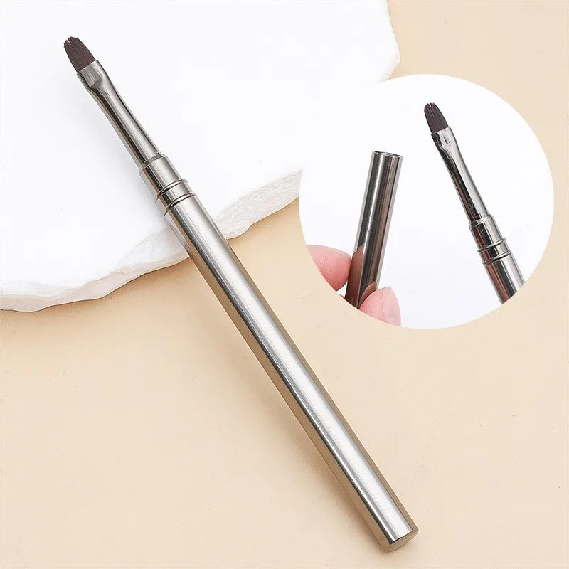 Lápiz de fototerapia con pegamento para uñas, pincel para gel UV, pincel para uñas acrílicas, pincel para pintar, pincel para delinear, pincel para manicura, herramienta profesional para pinceles.