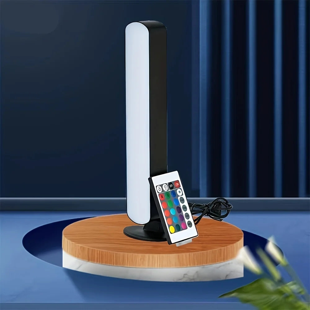 Barra de luz LED USB con cambio de color RGB, control remoto para TV, sinfonía, atmósfera, tiras de luz, música, ritmo, lámpara de captación ambiental, decoración