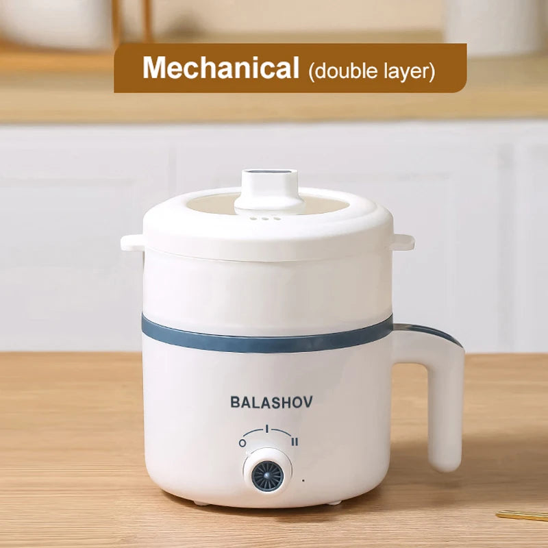 Olla arrocera eléctrica de 1,7 l, de una sola capa y doble capa, 220 V, antiadherente, inteligente, mecánica, para cocinar arroz al vapor en casa.