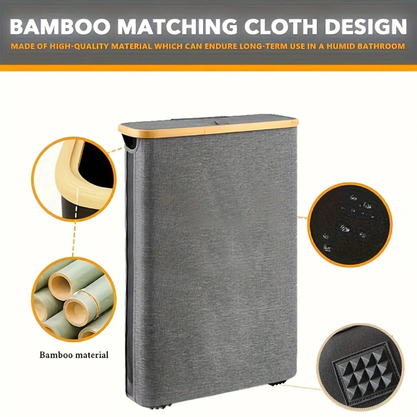 Cesta de tela Oxford de gran capacidad para ropa sucia, impermeable, plegable, para uso doméstico, cesta de almacenamiento ordenada para organizar el hogar.