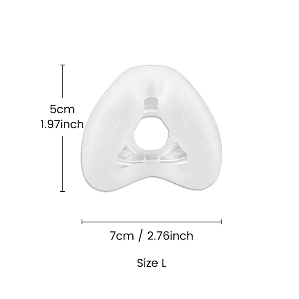 1/5/10/20 piezas Airfit N20 almohadilla de repuesto de silicona para mascarilla nasal CPAP N20. Las almohadillas de silicona para mascarilla N20 solo cubren el sello nasal suave.