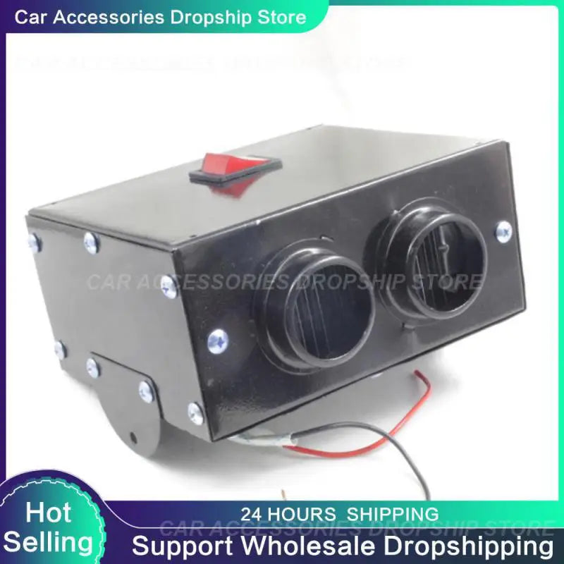 Desempañador portátil universal de 12 V/24 V, 1000 W, para todos los coches, accesorios para coche, calefacción, refrigeración y ventilador, multifuncional.