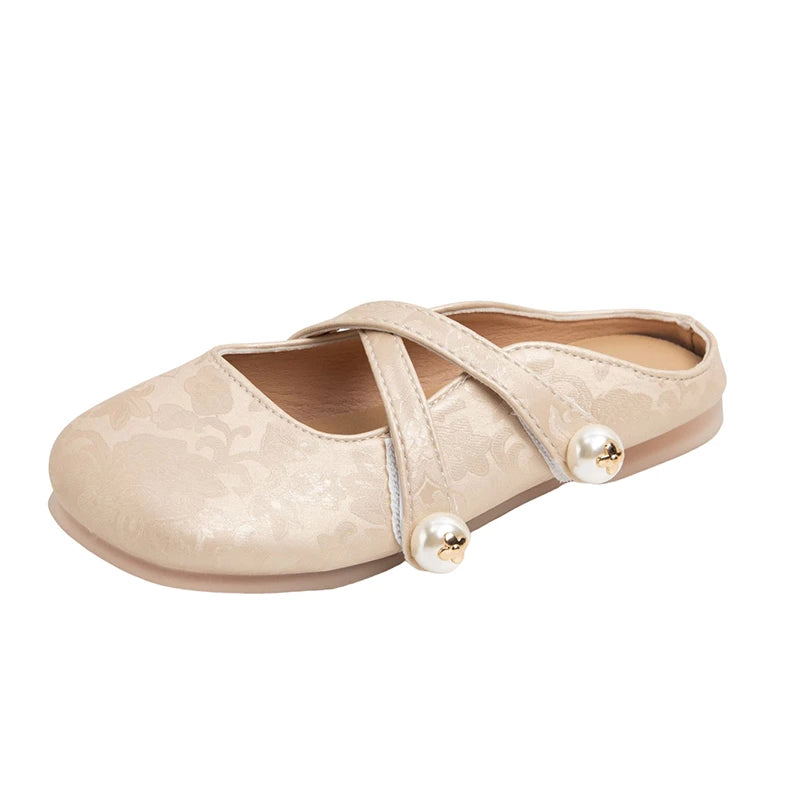 Zapatillas nuevas para niñas, suela suave, para exteriores, antideslizantes, transpirables, informales, con diseño étnico