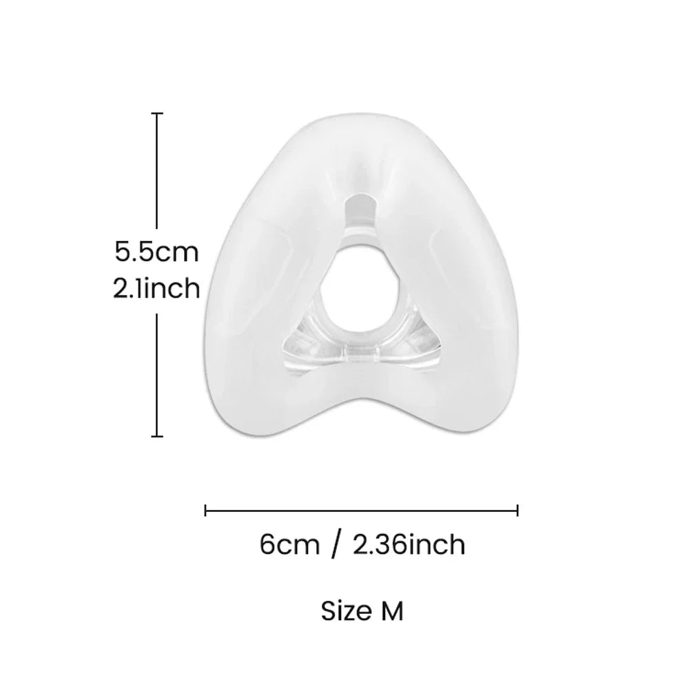 1/5/10/20 piezas Airfit N20 almohadilla de repuesto de silicona para mascarilla nasal CPAP N20. Las almohadillas de silicona para mascarilla N20 solo cubren el sello nasal suave.