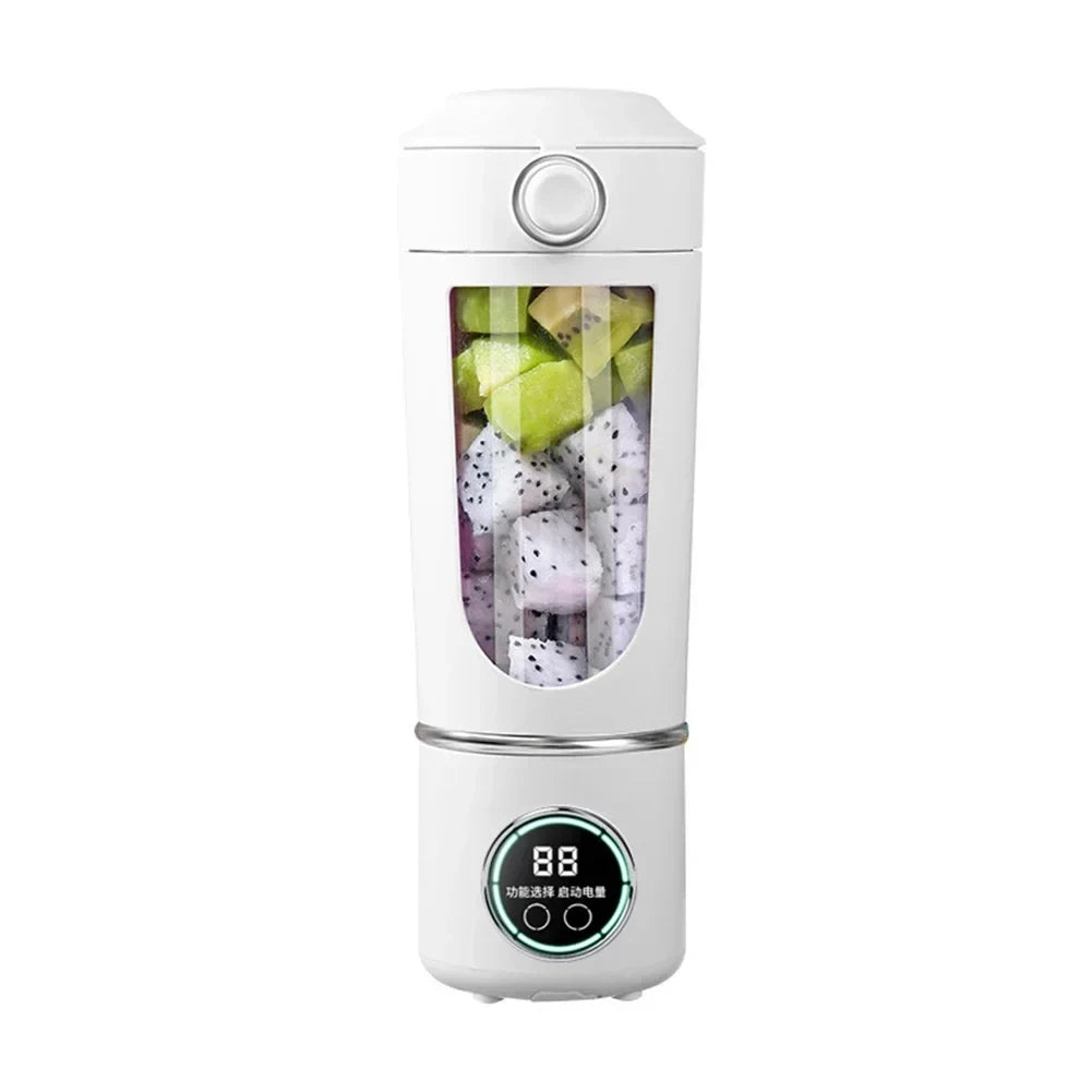 Licuadora eléctrica de acero inoxidable de 700 ml, licuadora de 12 hojas, resistente, sin BPA, para batidos, hielo, frutas y frutos secos.