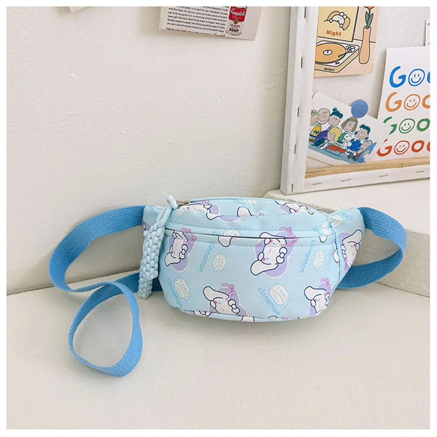 Bolso de pecho Sanrio Kuromi, bandolera de Cinnamoroll, bolso de hombro, riñonera, monedero My Melody Hello Kitty, regalo para niña