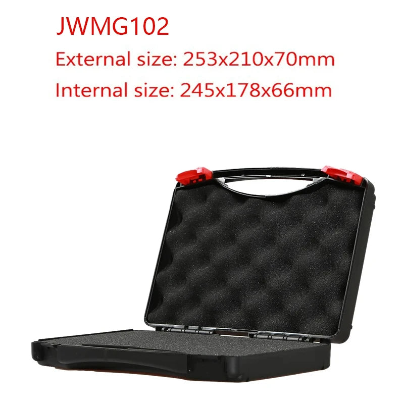 Maleta Caja de Herramientas Profesional Con Esponja Caja de Herramientas Completa Estuches Estuche de Herramientas de Plástico Portátil Estuche de Herramientas Equipo de Seguridad Estuche de Instrumentos