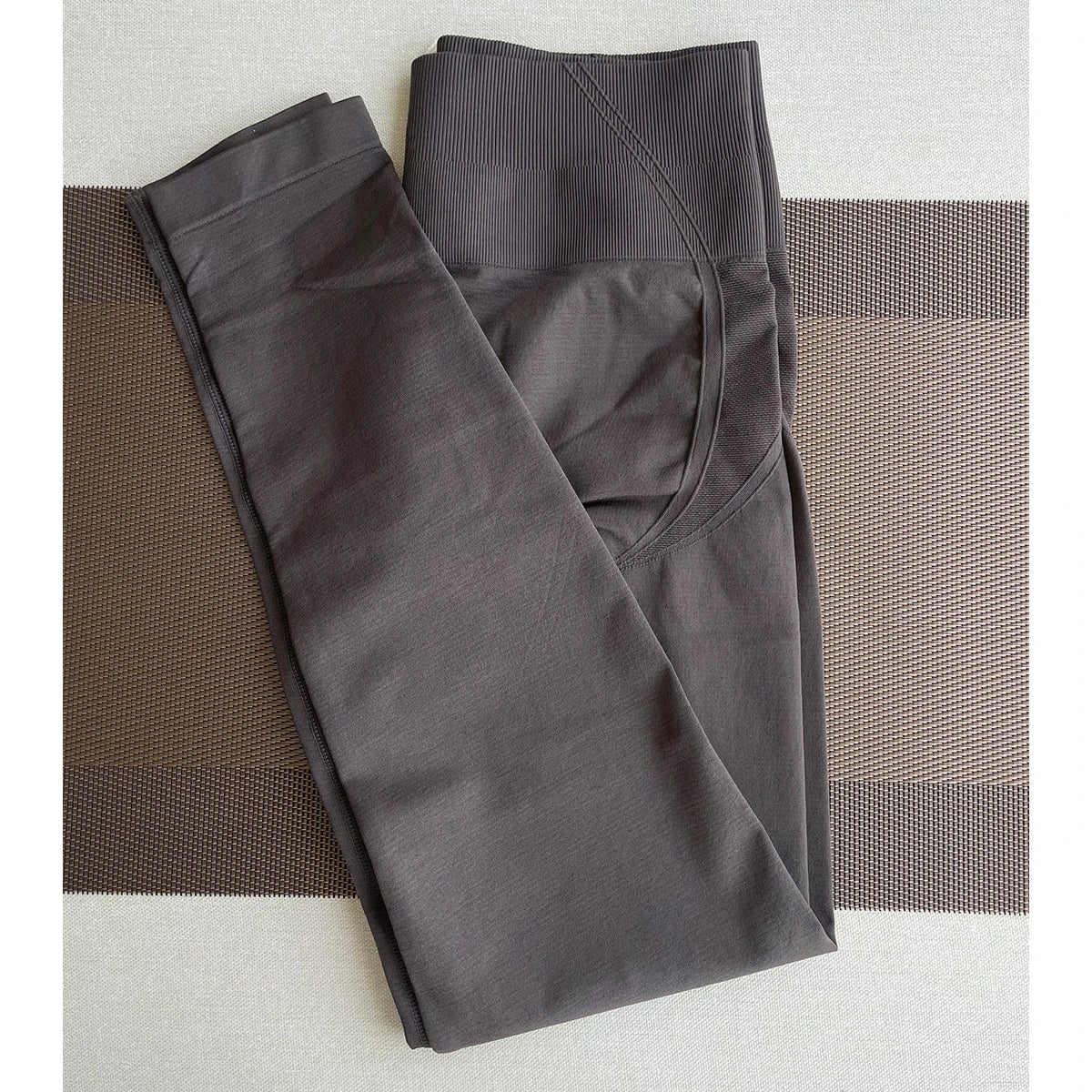 Pantalones deportivos ajustados sin costuras TKITK, leggings de gimnasio para mujer, pantalones de yoga suaves de cintura alta, ropa deportiva para fitness.