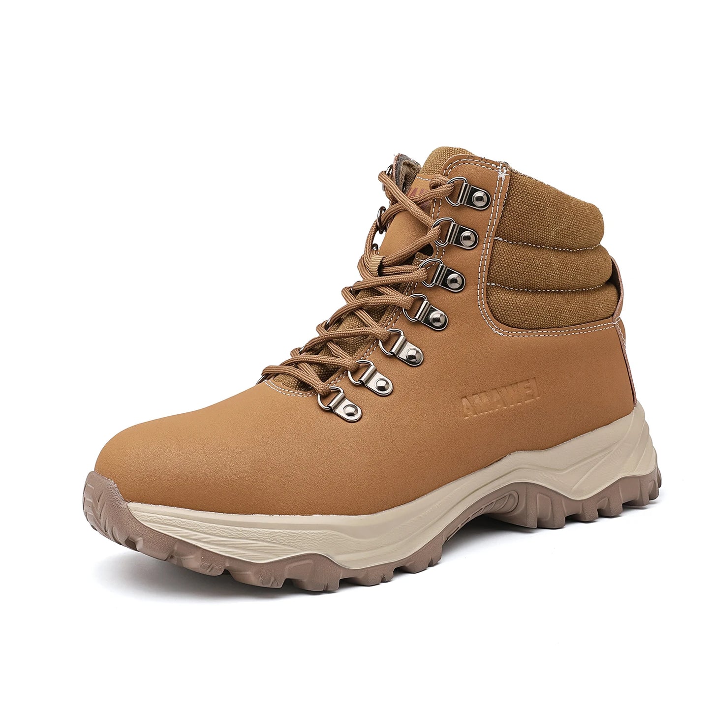 Anti-Smash Steel Toe Work Boots Mens Protection Shoes Breathable Non-Slip Anti-Puncture Construction Work Shoes Hiking Boots