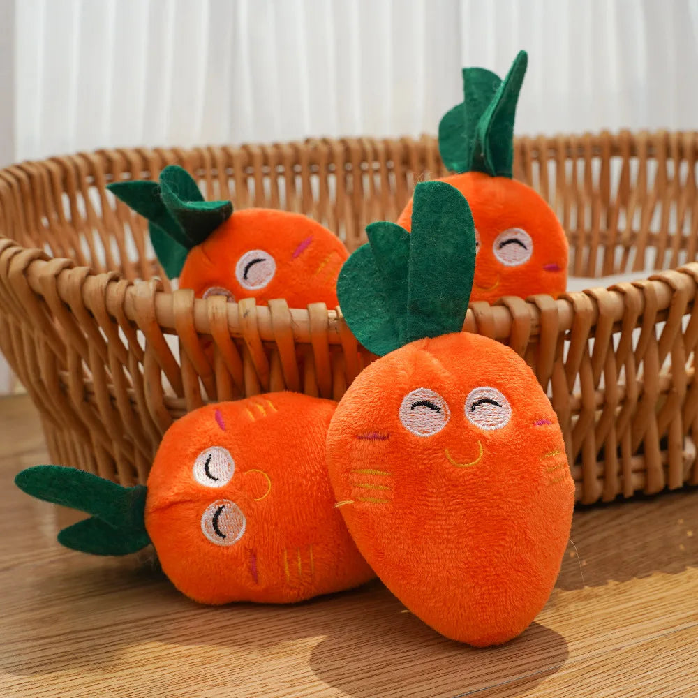 Juguetes divertidos Juguetes para perros Patas de pollo Frutas Zanahorias Verduras Mascotas Perros Gatos Peluches Sonidos Juguetes masticables Suministros