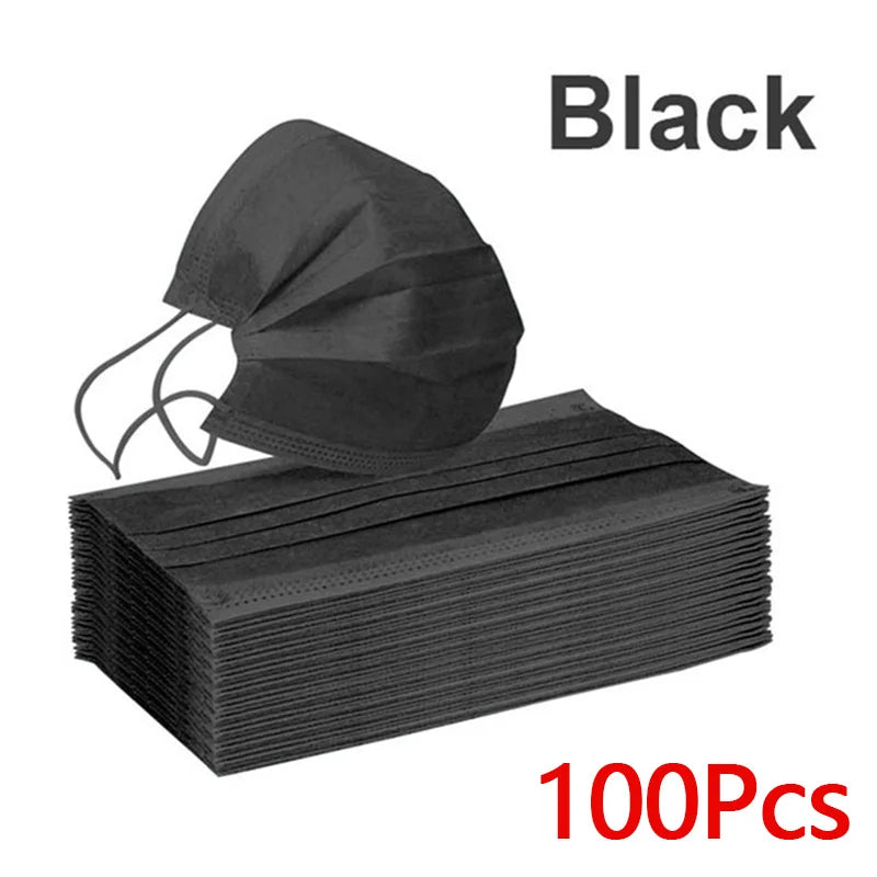 Mascarilla quirúrgica certificada de 10 a 600 piezas, mascarillas médicas negras para adultos, mascarillas quirúrgicas homologadas
