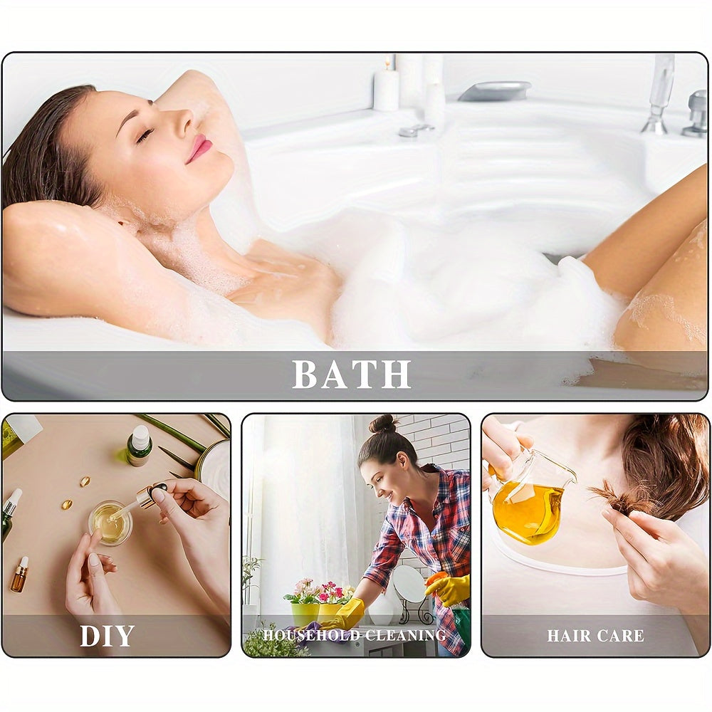 Aceite esencial de jazmín, 100 ml (3,38 oz), para el cuidado del cabello y la piel, masajes, difusores y humidificadores. Aceite esencial de masaje hidratante para hombres y mujeres.