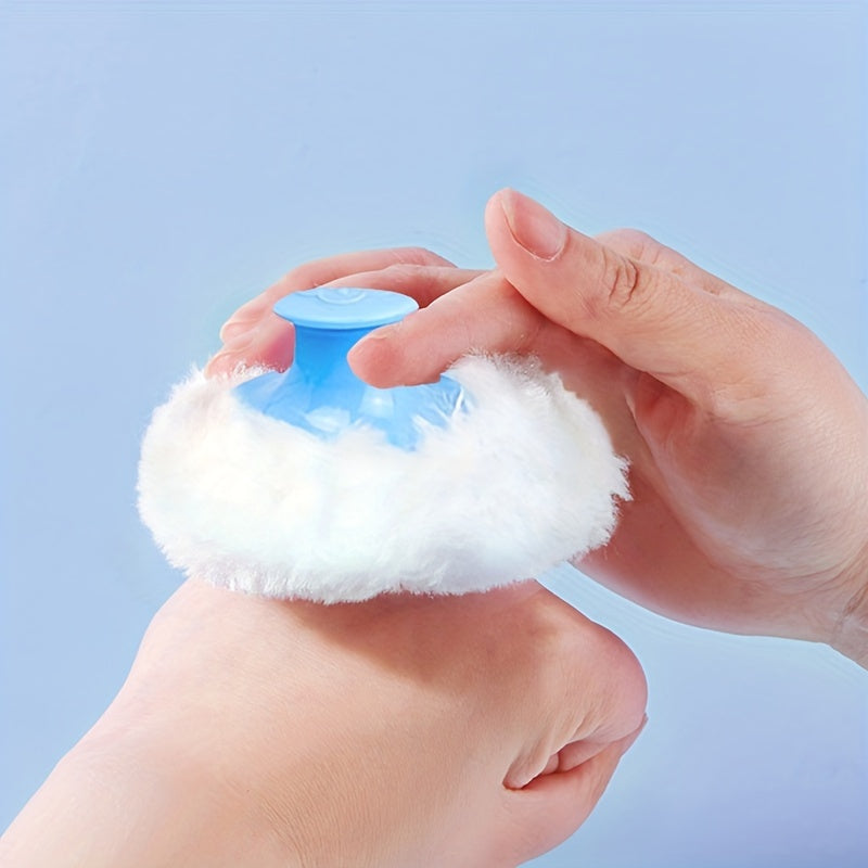 Estuche portátil recargable para polvos sueltos para el cuidado de la piel después del baño, contenedor para guardar maquillaje de talco facial y corporal con esponja suave - Accesorios de viaje