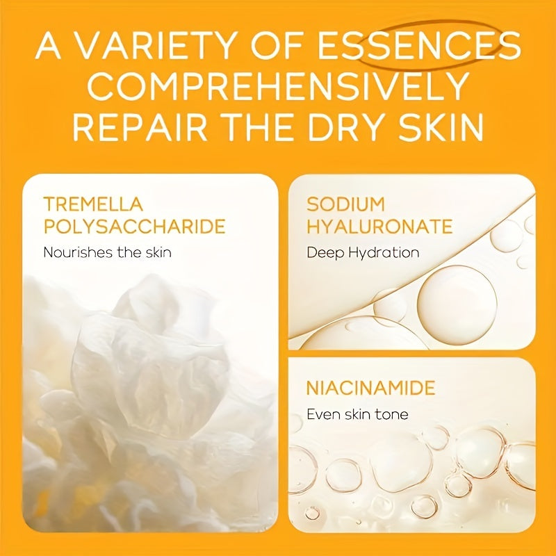LAIKOU - Set de 5 productos para el cuidado de la piel con vitamina C: suero limpiador, crema para ojos, esencia para hombres y mujeres, regalo diario para el cuidado de la piel.