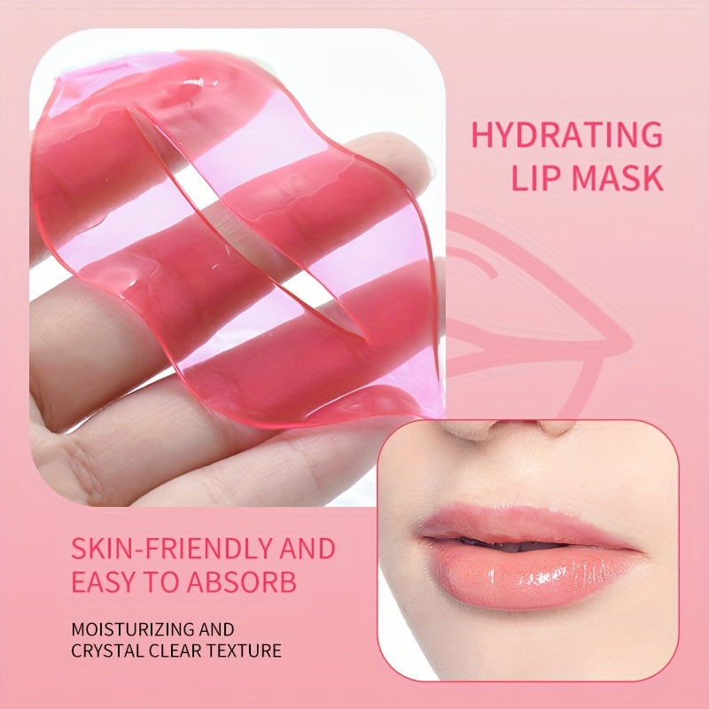 Mascarilla de ojos con cristales rosas (3 unidades x 2 o 5 unidades x 2), hidratante, rejuvenecedora, para el cuidado de la piel y exfoliante.