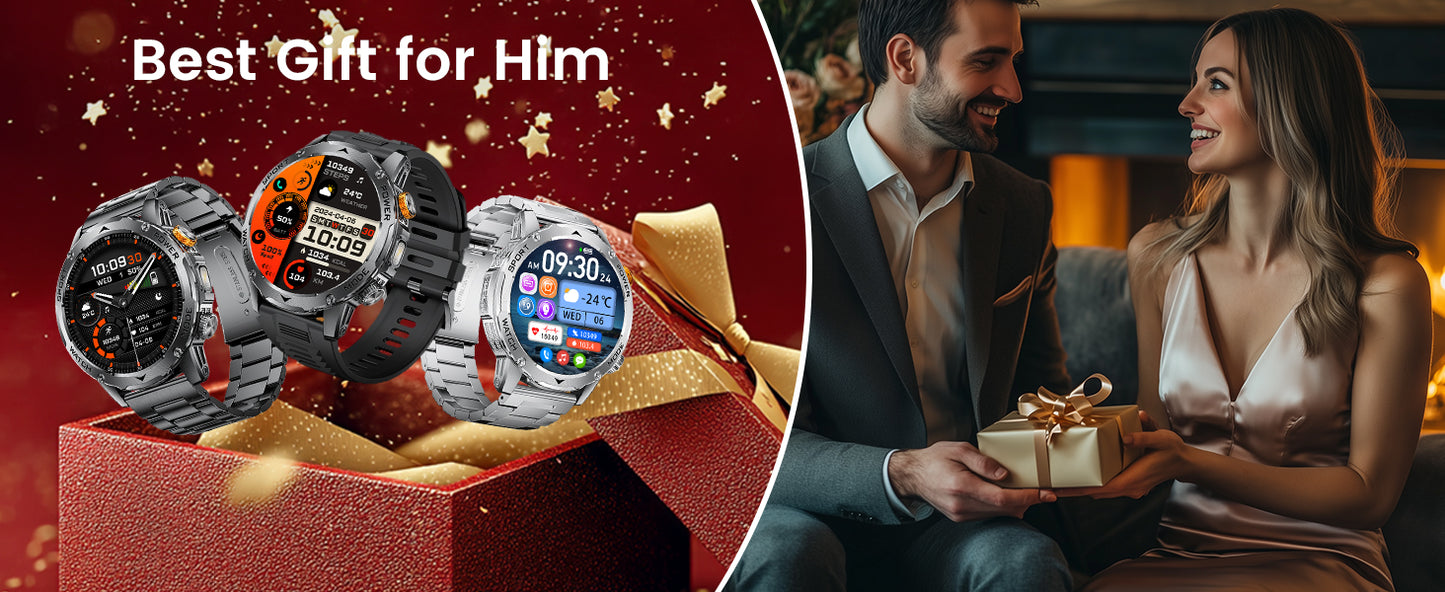 Reloj inteligente para hombre, nuevo, con batería de 1000 mAh, pantalla AMOLED HD de 1,7 pulgadas, control del ritmo cardíaco, linterna, llamadas Bluetooth, reloj inteligente de salud para hombre.