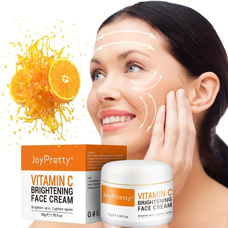 Crema facial con vitamina C, elimina manchas oscuras, blanquea, cuidado facial, hidratante, antiedad, reafirmante, cuidado de la piel, belleza y salud, 1.69 oz