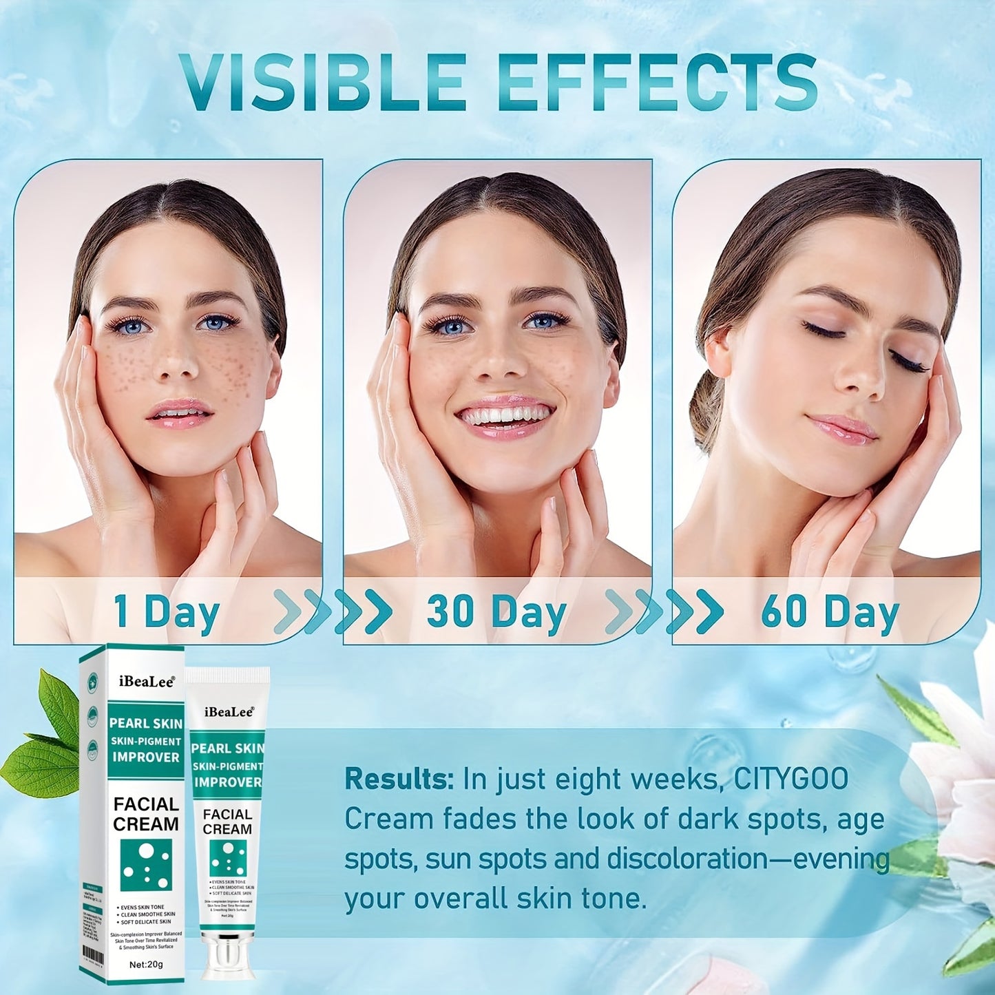 Crema facial para la hiperpigmentación (2 unidades), para rostro, cuerpo y zonas sensibles. Cuidado diario de la piel para mujeres y hombres con escualano vegetal.