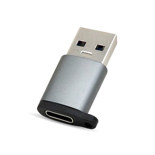 ADAPTADOR USB V3.0 TIPO "A" MACHO A TIPO "C" HEMBRA
