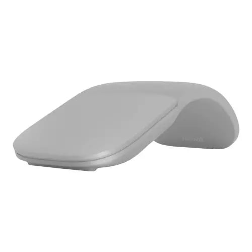 Microsoft Surface Arc Travel Mouse - Bluetooth - Canal azul - Gris claro - Inalámbrico - 2.40GHz - Panel de desplazamiento completo
