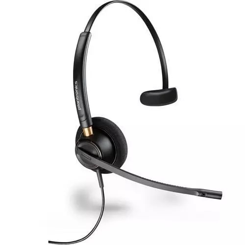Auriculares monoaurales HP Poly EncorePro 510 con desconexión rápida TAA