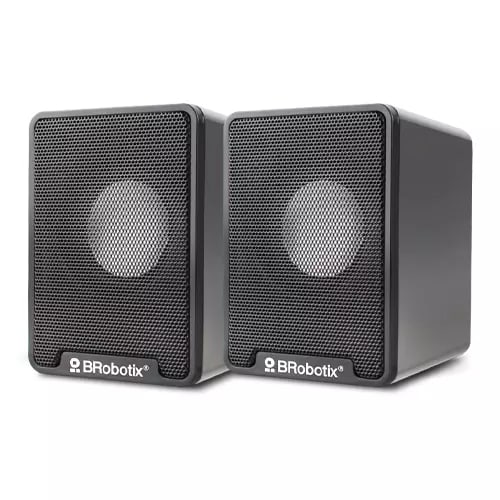 SUBWOOFER BOCINA DUAL USB V2.0 NEGRO