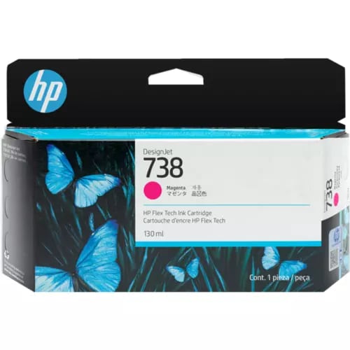 HP 738 MAGENTA 130ML TINTA AMPLIO FORMATO 498N6A