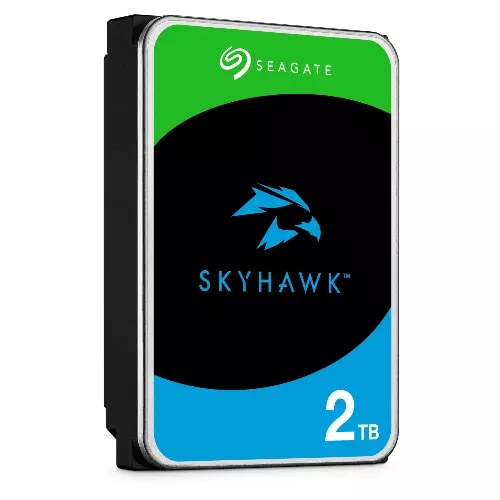 Disco Duro Interno 2TB 3.5" SATA 6Gb/s 5400RPM 256MB, 24x7, para DVR y NVR 1-8 bahías, 1-64 cámaras HD, 3 Años de Garantía, SkyHawk™ Surveillance Seagate