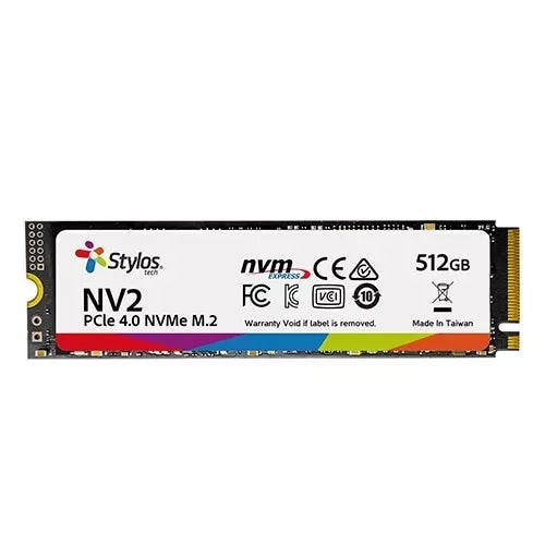 UNIDAD ESTADO SOLIDO STYLOS 512 GB M.2 NVME PCI 3.0 X4 TRIM