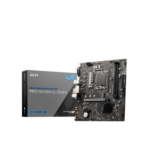 TARJETA MADRE MSI PRO H610M-G D DR4 LGA 1700 MATX HDM/VGA