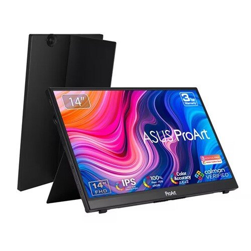 Monitor portátil ASUS ProArt 14 FHD/SRGB/5MS/USB-C/MICRO HDMI