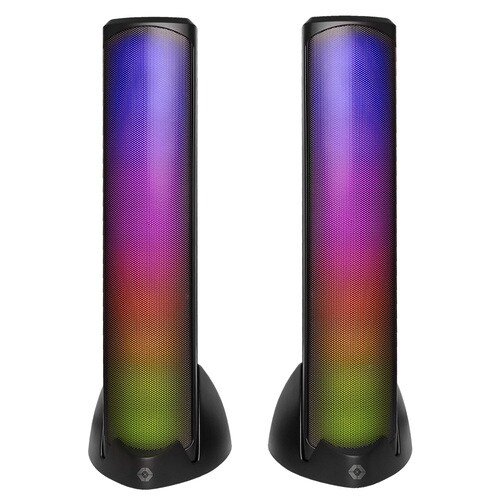 Bocinas Inalámbricas Gamer con Luz RGB - Sonido HQ Transmisión BT Aura3.5 MM | VORTREDO