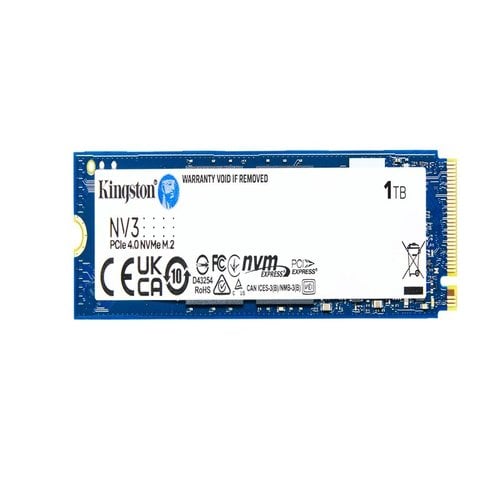 SSD ESTADO SÓLIDO KINGSTON 1000G NV3 M.2 2280 NVMe SSD Hasta 6000 MB/s