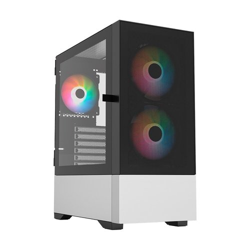 Gabinete Gamer con Torre Balam Nitrox Aircool 5500 Ngr Bco